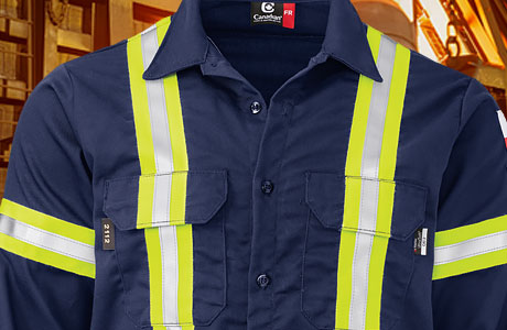 Fireproof store work shirts